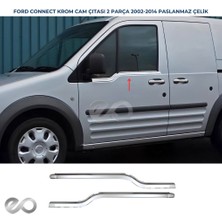 Ebal Oto Ford Connect Krom Cam Çıtası 2 prç. 2002-2014 P. Çelik