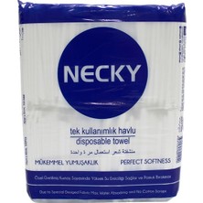 Necky Tek Kullanımlık Havlu Tekli Paket 100'lü 70 cm x 40 cm