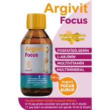 Argivit Focus Şurup 150 Ml 2 Adet