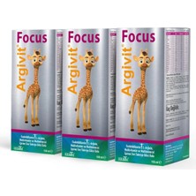 Argivit Focus 150 ml Şurup 3 Adet