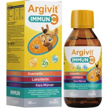 Argivit Immun C Vitamini, Kara Mürver Ekstresi, Çinko, Kuarsetin, ve Laktoferrin İçeren Takviye Edici Gıda