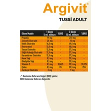 Argivit Tussi Adult Şurup 150 ml