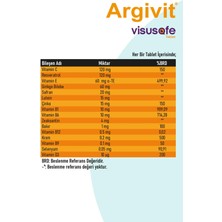 Argivit Visusafe 30 Tablet