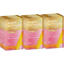 Argivit Woman Brıght Tablet 30 Tablet 3'lü Paket