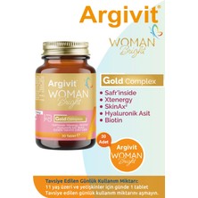 Argivit Woman Brıght Tablet 30 Tablet 3'lü Paket