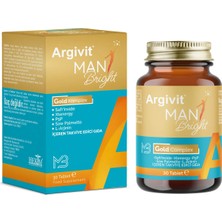 Argivit Man Bright Gold Kompleks Takviye Edici Gıda