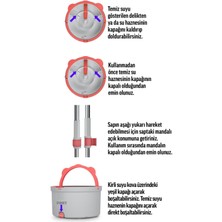 Pony Gri Yedekli Temiz & Kirli Suyu Ayırma Özelliği Otomatik Temizlik Seti Mop Paspas