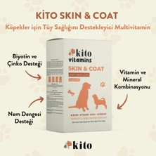 Kito Skin & Coat Köpekler Için Tüy Sağlığı Destekleyici Multivitamin Tüy Dökümü Önleyici Biyotin