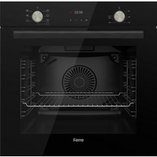 Ferre Flowart Smart Plus Siyah Vitroseramik Elektrikli 3'lü Ankastre Set ( QMS63CS-MS261-D077 )