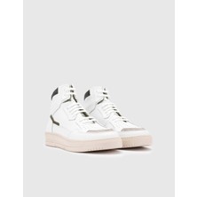 İLVİ Colarine  Deri Erkek Beyaz Bot