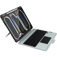 Nilkin NLK-0312 Bumper Rgb Işıklı Klavyeli iPad Kılıf iPad 10/10.9 2022