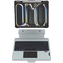 Nilkin NLK-0312 Bumper Rgb Işıklı Klavyeli iPad Kılıf iPad 10/10.9 2022