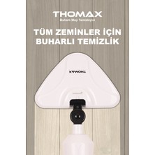 Thomax Antibakteriyel Buharlı Temizleyici Yüksek Buhar Basınçlı Mop