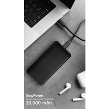 20.000 Mah Powerbank 2 USB Çıkışlı 1 Type-C Girişli