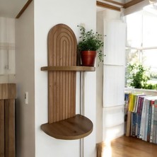Moxo Creative Ahşap Dekoratif Duvar Rafı