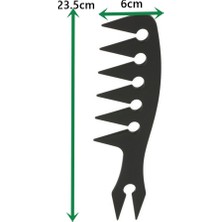 Gaman Karbon Antistatik Geniş Dişli Tarak - Kıvırcık Saç Açıc