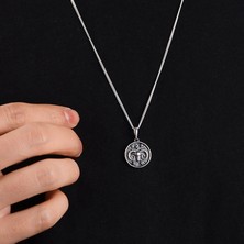 Ebrar Silver Gümüş Koç Burcu Kolye 925 Ayar Gümüş Koç Burç Unisex Kolye