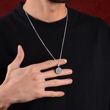 Ebrar Silver Gümüş Terazi Burcu Kolye 925 Ayar Gümüş Terazi Burç Unisex Kolye