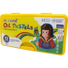 Monami Çantalı Pastel Boya 12 Renk