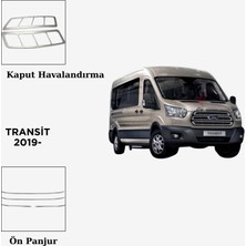 Alminox Oto Aksesuar Ford Transit 2019- Kaput Havalandırma- Ön Panjur Set