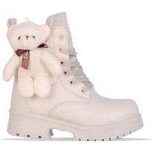 Twingo 2150 Bej Nova Ayıcıklı Kız Çocuk Kürklü Bot