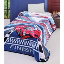 Mediterian Yumuşak ve Rahat Tek Kişilik Battaniye 160x220 cm, Polyester, Beyaz