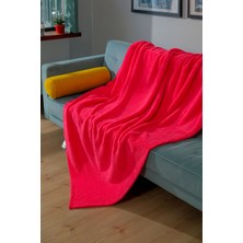 Mediterian Yumuşak Fuşya Battaniye 150x200, Dayanıklı ve Rahat Kullanım İçin Ideal