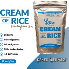 Zeus Nutrition Cream Of Rice Pirinç Kreması 1000 gr Hindistan Cevizi Aromalı