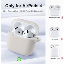 Airpods 4 Kılıf Silikon Kulaklık Koruyucu Yumuşak Kılıf