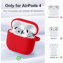 Airpods 4 Kılıf Silikon Kulaklık Koruyucu Yumuşak Kılıf