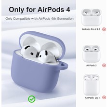 Airpods 4 Kılıf Silikon Kulaklık Koruyucu Yumuşak Kılıf