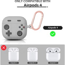 Airpods 4 Kılıf Cartoon Figürlü Silikon Oyun Konsolu Tasarımlı Xbox