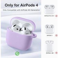 Airpods 4 Kılıf Silikon Kulaklık Koruyucu Yumuşak Kılıf