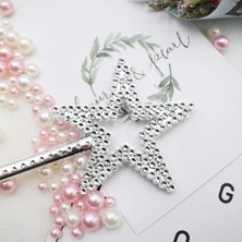 Skygo Yıldız Model Peri Asası Melek Asası Prenses Asası Metalize Gümüş Renk