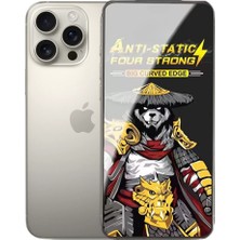 Uniqanatolia iPhone 16 Pro Max Anti-Static 3D Toz Tutmayan Kırılmaz Ekran Koruyucu