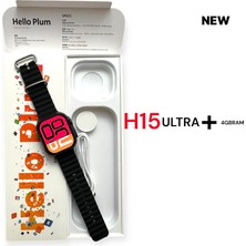 Hello Plum H15 Ultra Plus Akıllı Saat 49MM 4gb Şık Tasarım Yepyeni Özellikler