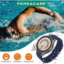 Forzacase Xiaomi Watch S4 / S4 Sport ile Uyumlu Ocean Oluklu Silikon Kordon Kayış - FC143