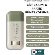 Village 11 Factory Daily Fresh Sun Stick SPF50+ PA++++ 20g - Vegan Stick Güneş Koruyucu