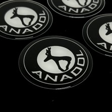 Zere Anadol Jant Göbeği Logo (Damla Etiket) 55 mm 4 Adet