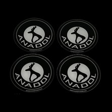 Zere Anadol Jant Göbeği Logo (Damla Etiket) 55 mm 4 Adet