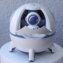 Piraye Gift Astronot Uzay Gemisi Hava Nemlendiric  Gece   Lambası