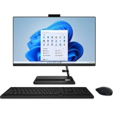 Lenovo Ideacentre Aıo 3 27IAP7 Intel Core I5-12450H 16GB 1tb SSD Intel UHD Graphics Freedos 27 IPS Fhd F0GJ011VTR Kablosuz Klavye+Mouse Siyah All In One Bilgisayar