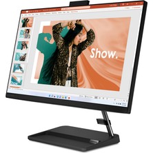 Lenovo Ideacentre Aıo 3 27IAP7 Intel Core I5-12450H 16GB 1tb SSD Intel UHD Graphics Freedos 27 IPS Fhd F0GJ011VTR Kablosuz Klavye+Mouse Siyah All In One Bilgisayar