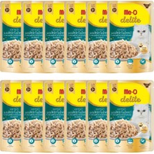 Me-O Delite Pouch Ton Balıklı ve Tavuklu Kedi Maması 70 gr 12'li