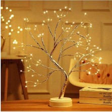 Piraye Gift Dekoratif 108 LED 3D Masa Üstü Ağaç Lamba