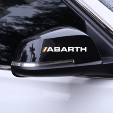 Akçay Sticker (2 Adet) Abarth Sticker Abarth Yan Ayna Oto Sticker Arma Sticker