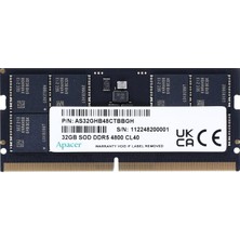 Apacer 16 GB(1X16GB) 5600MHZ Sodımm CL40 Ddr5 Notebook Ram ( FS.16G2C.PK)