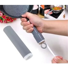 Mediterian Geniş Boy Isı Yalıtımlı Tencere, Tavalar, Çaydanlık Tutacağı, 133, Plastik, Gri