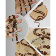 Yaşam Tohumu Akik Taşı 99LUK Tesbih 8mm (24010)