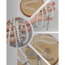 Yaşam Tohumu Selenit Taşı 99LUK Tesbih 6mm (9833)